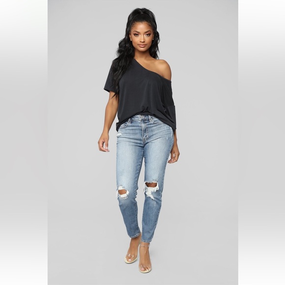 FN Tobi High rise Mom jeans - Picture 2 of 4